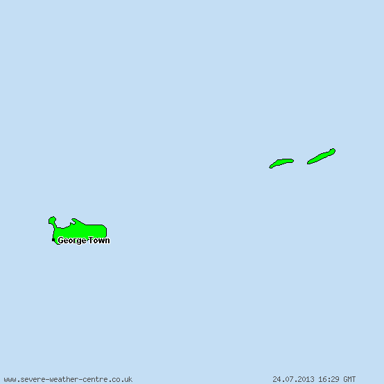 Cayman Inseln - Warnungen vor Starkregen