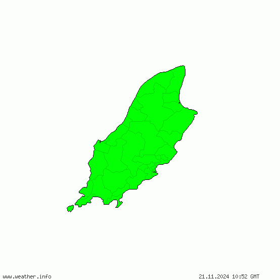 Isle of Man - Warnings for heavy snow