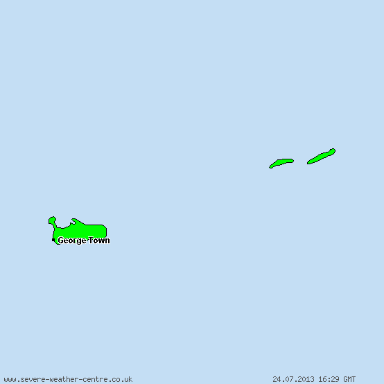 Cayman Islands - Warnings for heavy snow