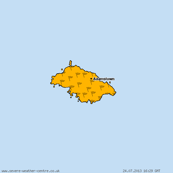 Pitcairn Islands - All warnings