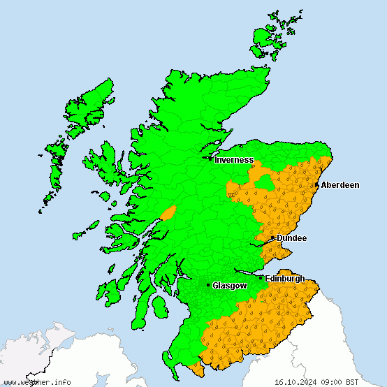 Scotland - All warnings